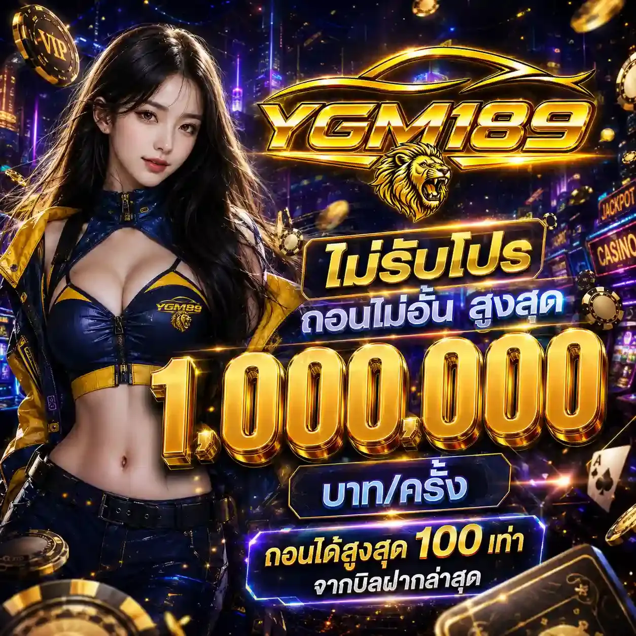 ไอคอนคาสิโนสดและเกมสล็อต YGM189 รวมทุกค่าย